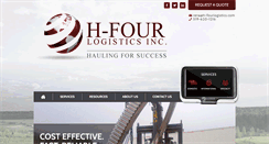 Desktop Screenshot of h-fourlogistics.com